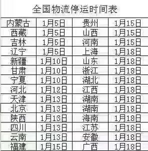 全國物流停運時(shí)間？濟寧宏潤